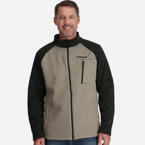 NEW Mens SPYDER Encore Full Zip Fleece Jacket size L - Picture 1 of 2